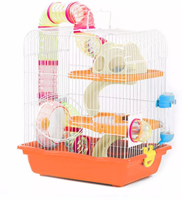 

Anokhe Collections 3 Level habitat / playhouse / cage for Hamster, Chipmunk, Squirrel, Hedgehog, Mouse House