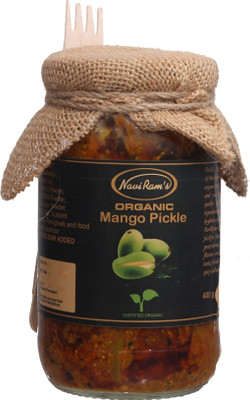 

Navi Rams Navi Ram's Organic Mango Pickle Mango Pickle(400.0 g)