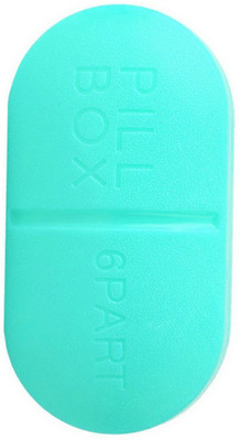 

Lemish 6 Portable 6 Part Slots Compartment Pill Box Medicine Case Organizer Storage Holder - Multi Color Pill Box(Multicolor)