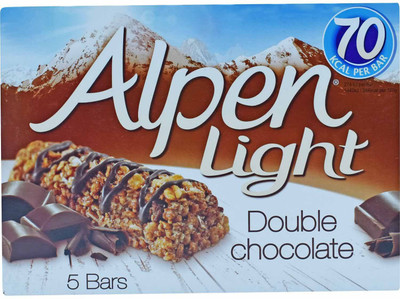 

Alpen Light Double Chocolate, 5 Bars - 95g Protein Bars(95 g, Double Chocolate)