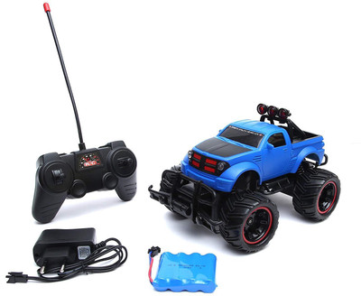 Wembley Toys HIGH QUALITY ABS Macho Off-Roader Remote Control Jeep with Rubber-BLUE(Blue)