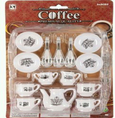 

sunset coffee set white 14 pce