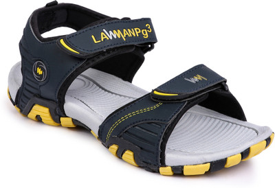 

LAWMAN PG3 Men Black::Yellow Sandals