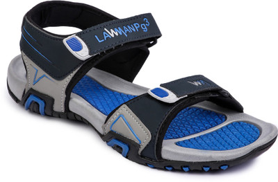 LAWMAN PG3 Men Grey::Blue Sports Sandals
