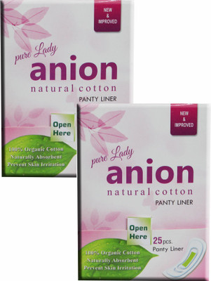 

Happy Time "Pure Anion" Panty Liners (25 pcs) X 2 Pkts Pantyliner(Pack of 50)