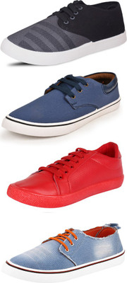 

Trenqs Sneakers For Men(Multicolor, Black