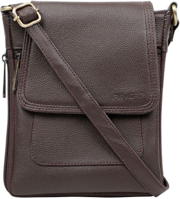 

Revorg Girls Casual Brown PU Sling Bag