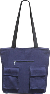 

Ryan Women Casual, Formal Blue Cotton Tote