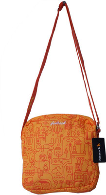 

Fastrack Women Casual Orange Canvas Sling Bag