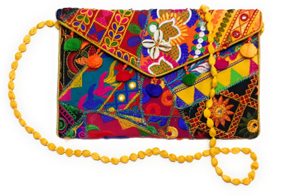 

Unique Fashion Women Evening/Party, Casual, Formal Multicolor Cotton, Silk Sling Bag