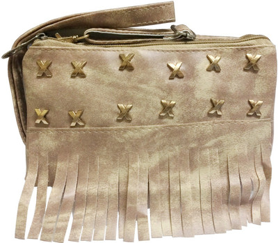 

VeePlay Girls Casual, Evening/Party Beige, Brown PU Sling Bag