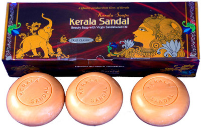 

Kerala sandal TRIO CLASSIC(450 g, Pack of 3)