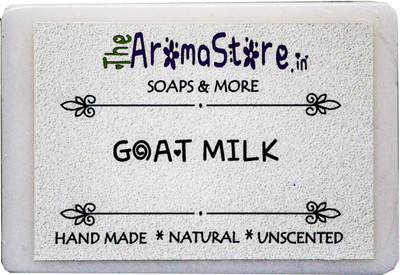 

The Aroma Store Goat's Milk Original Handmade Organic Anti-septic Soap, Whitening & Detoxifying,Deep Cleansing Bathing Face & Body Soap Bar for all Type of Skin- for Men, Women, Children(100 g)
