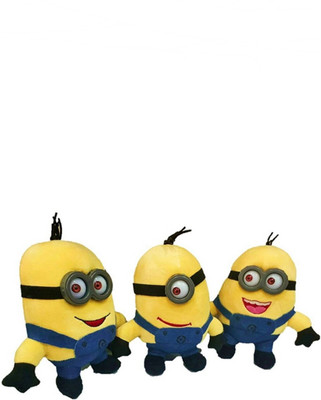 

soniya Enterprises minion 3 pic set - 12 cm(Yellow)