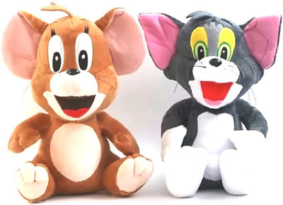 

soniya Enterprises tom and jerry - 18 cm(Grey, Brown), Brown;grey