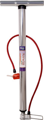 

Raj Airwin Chrome High Pressure Bicycle Pump(Chrome Plated)