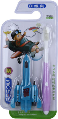 Cinco Kids Super Bristle Clean With Toy_U Soft Toothbrush