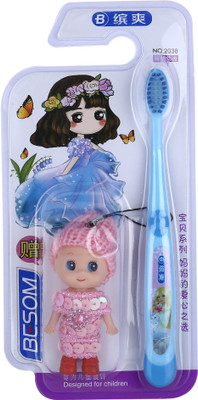 Cinco Kids Super Bristle Clean With Toy_H Soft Toothbrush