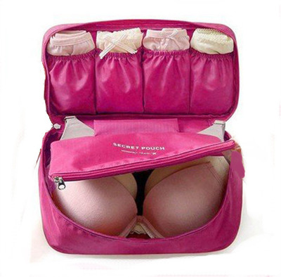 

Rain Tree Nylon Multicolor Toiletry Bag Travel Toiletry Kit(Pink)