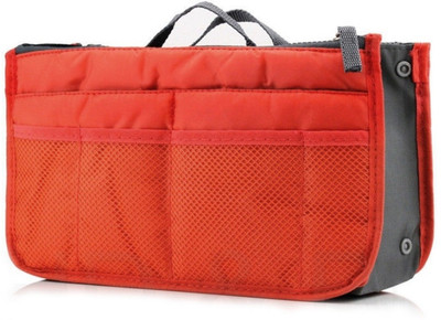 

GOCART Multipurpose Cosmetic Toiletry Bag Travel Storage poach Travel Toiletry Kit(Red)