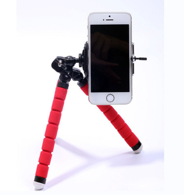 

CASADOMANI Sponge Flexible Octopus FO1 Tripod with Phone Holder For iPhone Samsung Huawei Xiaomi Lenovo HTC Honor and all Smartphones and Video Cameras Tripod(Multicolor, Supports Up to 1000 g)
