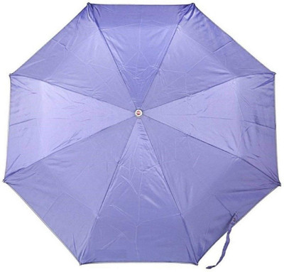 

HappyCraft Folding, Rain and Sun Protection Umbrella(Purple)