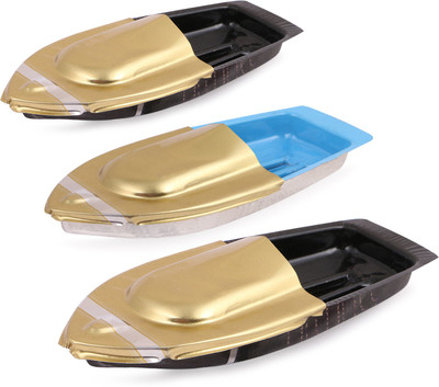 

In junkyard Steam Boat (Set of 3)(Multicolor)