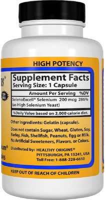 

HEALTHY ORIGINS Healthy Origins, Seleno Excel(180 No)