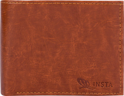 

INSTA SERVICE Boys Tan Artificial Leather Wallet(6 Card Slots)