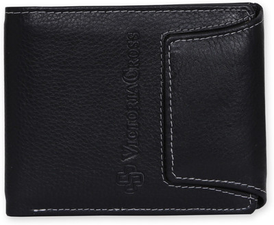 

Victoria Cross Men Black Genuine Leather Wallet(6 Card Slots)