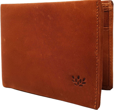 

Wildmount Men Brown Genuine Leather Wallet(8 Card Slots)
