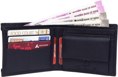 

Tamanna Men Blue Genuine Leather Wallet(6 Card Slots), Bule