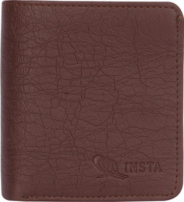 

INSTA SERVICE Men Brown Artificial Leather Wallet(7 Card Slots)