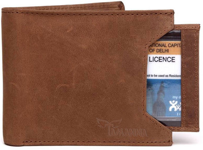 

Tamanna Men Tan Genuine Leather Wallet(6 Card Slots)