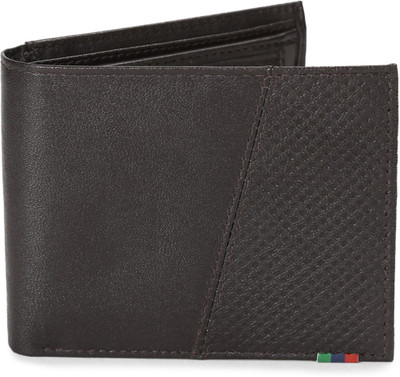

Peter England Men Brown Genuine Leather Wallet(4 Card Slots)