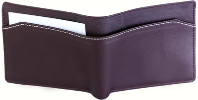 

UMDA Men Brown Genuine Leather Wallet(8 Card Slots)