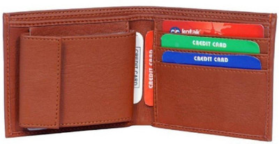 

Yakult Men Tan Artificial Leather Wallet(8 Card Slots)