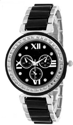 

Doxan Silver and Black watch for women original STYLISH - WOMEN WATCH Watch - For Girls