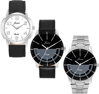 

JAINX JXT815 Triple Combo Analog Watch - For Men