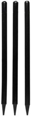 

QUINERGYS ™ Quality Assured Wooden Wickets Cricket Stumps with Bails- Natural Color Fine Quality Wood(Black)