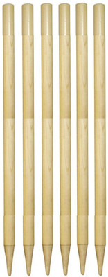 

QUINERGYS ® Striker Top Grade Pro Stumps - Polished 28"x 6piece / Plain(White)