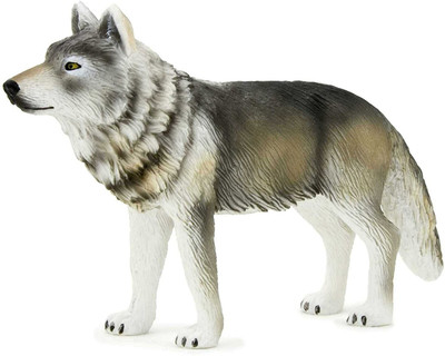 

Sirius Toys 1 X Mojo Fun 387025 Timber Wolf Standing - Realistic Forest / Countryside Wildlife Toy Replica(Black)