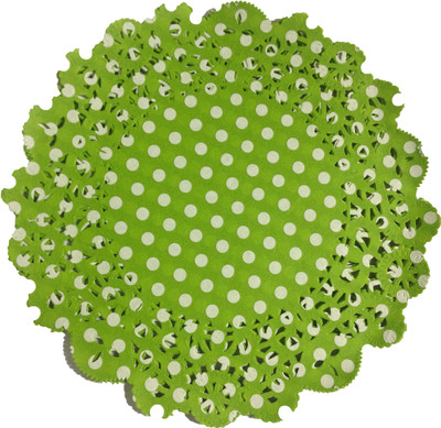 

Funcart 10pcs Green Polka Dot Round Doilies 10"
