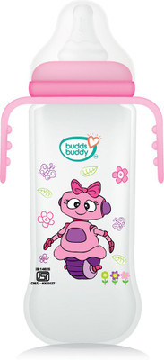 

Buddsbuddy Premium feeding bottle with handle regular 8oz/250ml - 250 ml(Pink)