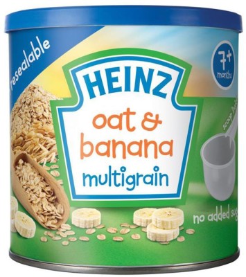 

heinz Oat & Banana Multigrain Baby Food Cereal 240g Cereal(240 g, 7+ Months)