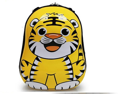 

GOCART NEW backpack kids bag 3D Hard shell backpacks for children school bags For Sr K.g , JR K.g 12 L Backpack(Yellow)