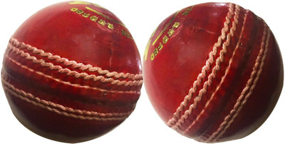 

Heega test professional cricketers choice pack of 2 Cricket Leather Ball(Pack of 2, Maroon)