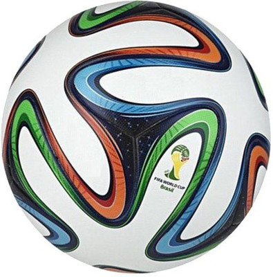 

SMT Brazuca FCB Football - Size: (Pack of 1, Multicolor