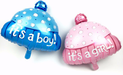 

Atpata Funky Printed Foil-BoyGirlCapCombo Balloon(Multicolor, Pack of 2)