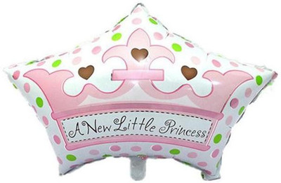 

Atpata Funky Printed Foil-NewLittlePrincess Balloon(Multicolor, Pack of 1)
